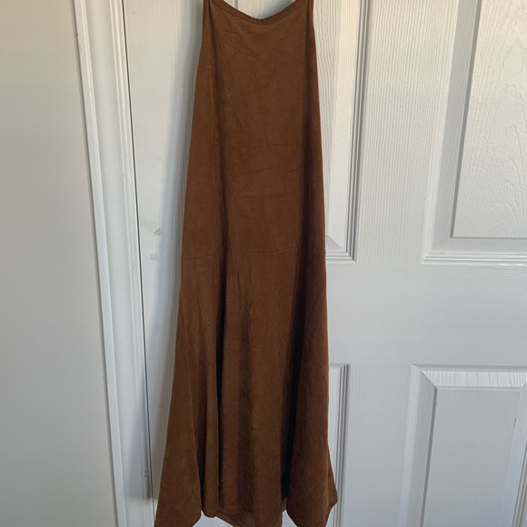 Bluenotes, Brown Tie Short Dress, Size: Small - Picture 4 of 5